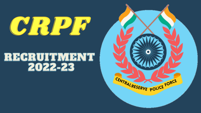 CRPF Recruitment Notification 2023